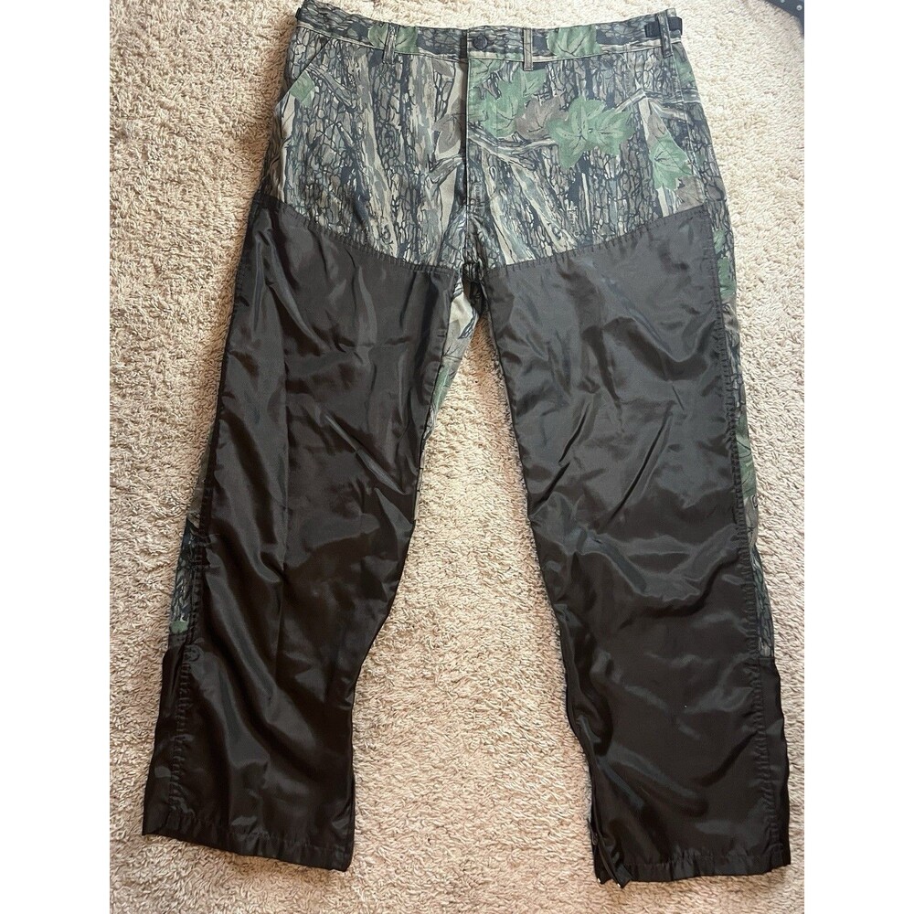 Vtg Winchester Camo Brush Guard Hunting Pants Nylon Sz XL 40-42